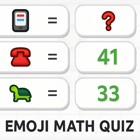 Emoji Math Quiz