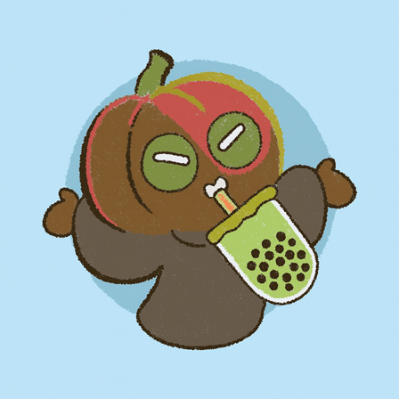 Doodle Boba Bubble Tea.