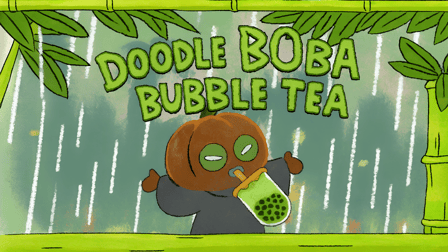 Doodle Boba Bubble Tea.