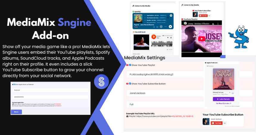 🎵 MediaMix for Sngine Installation Guide
