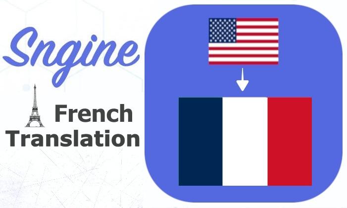 French Language Pack for Sngine