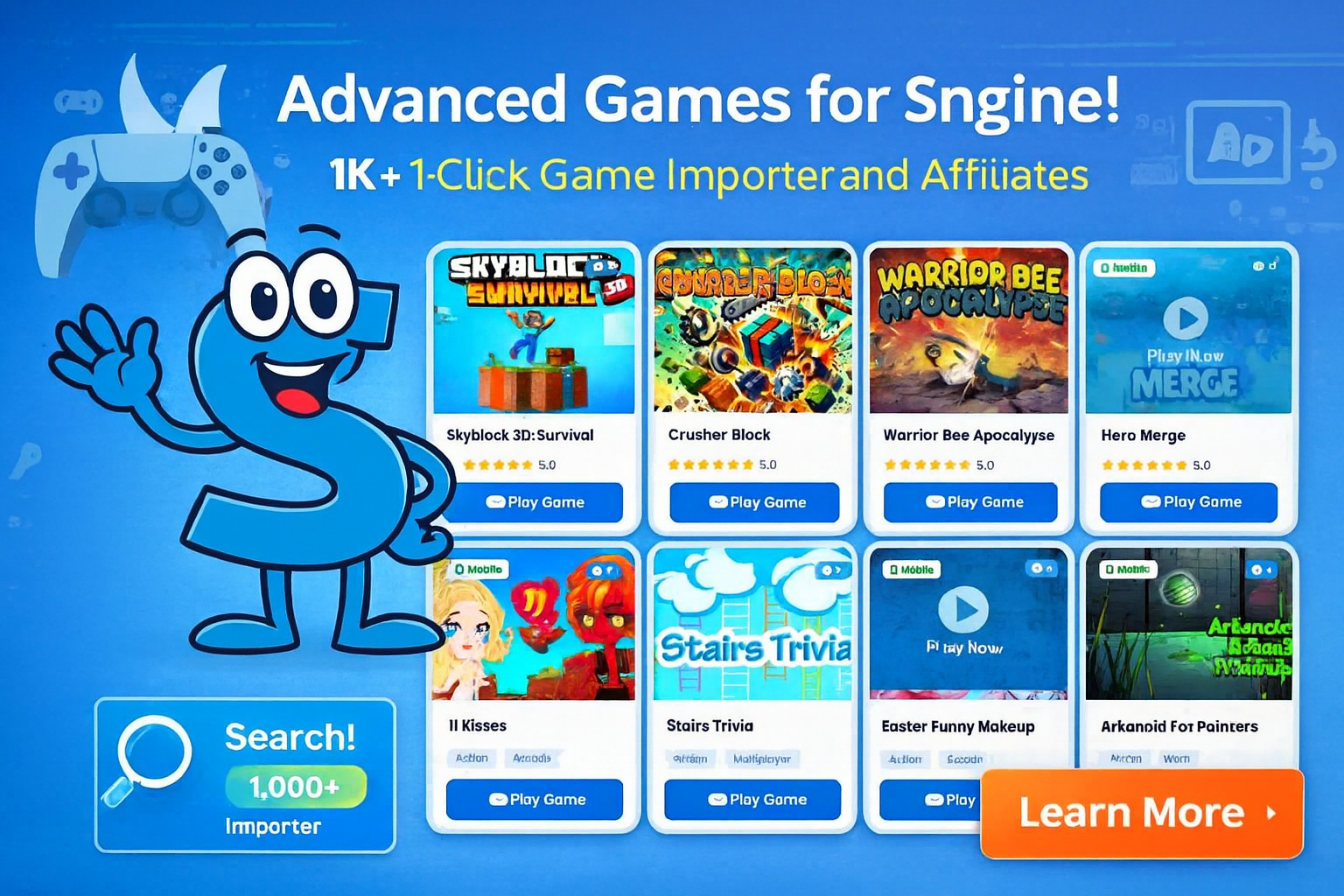 Advanced Games for Sngine