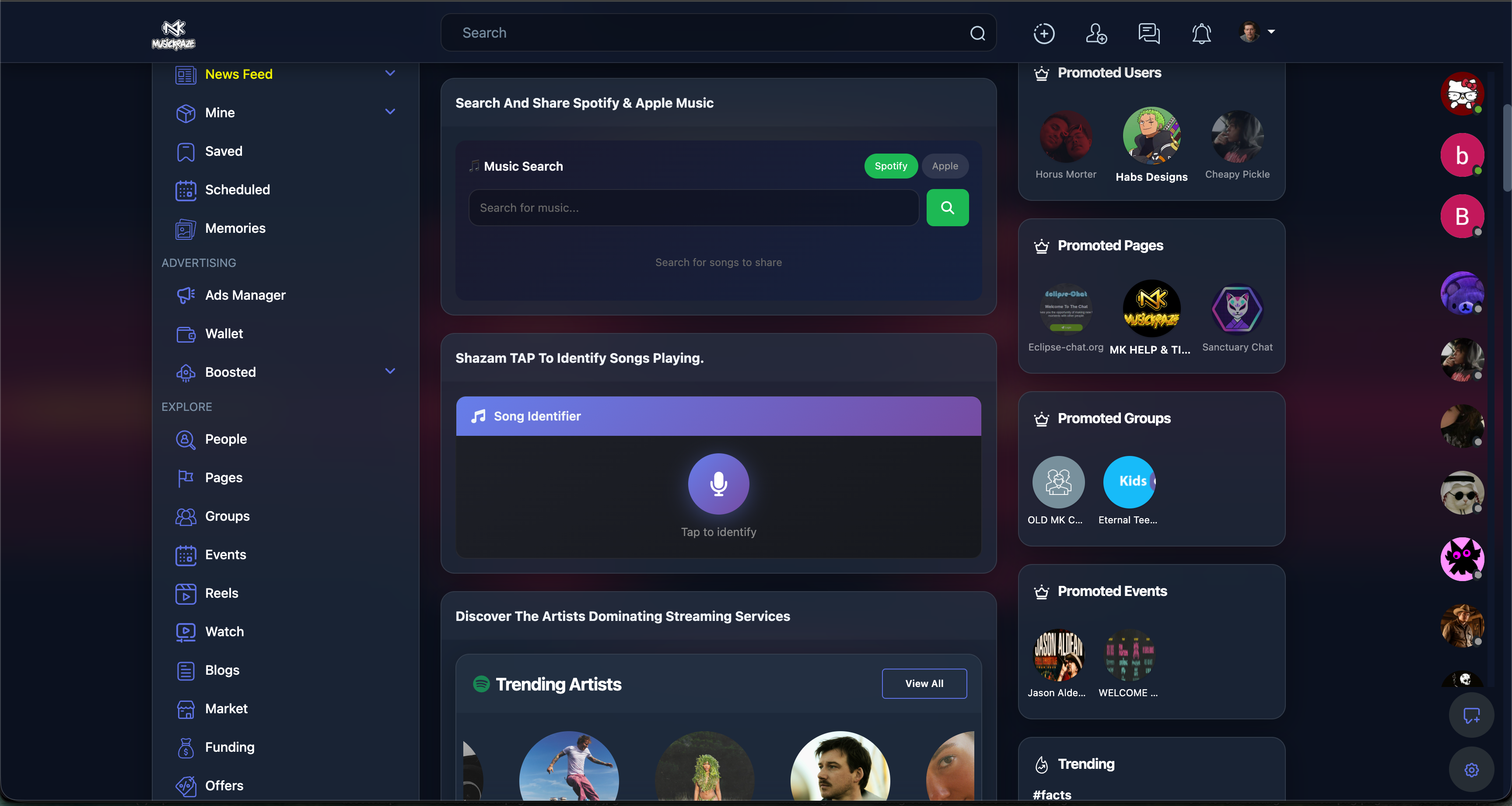 Join MuSiCKrAzE: Connect, Discover Music & Make Friends!